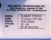 Load image into Gallery viewer, Ibex Dental Technologies Summit Press Dental Pressing Furnace