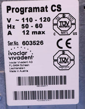 Load image into Gallery viewer, Ivoclar Vivadent Programat CS Dental Restoration Furnace w/ Pump