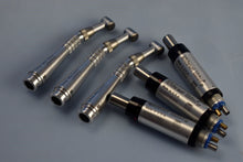 Load image into Gallery viewer, Lot of 3 Midwest Contra Angle Sheaths Dental Handpieces & 3 Rhino XP Motors
