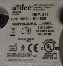 Load image into Gallery viewer, Adec 311 Dental Ergonomic Exam Chair Operatory Set Up Package