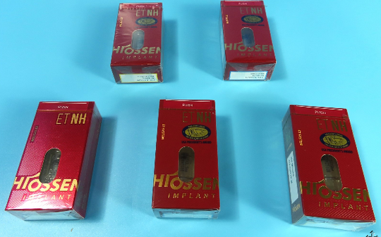 NEW UNUSED Lot of 5 Hiossen ET NH Dental Implant Systems