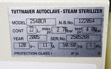 Load image into Gallery viewer, Tuttnauer EZ10 Fully Automatic Dental Autoclave Steam Sterilizer
