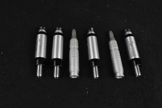 Lot of 6 Midwest Rhino and XP Dental Dentistry Pneumatic Handpieces