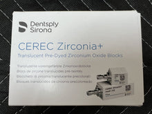 Load image into Gallery viewer, Lot of 22 Dentsply Sirona CEREC Zirconia+ Dental CAD/CAM Milling Blocks

