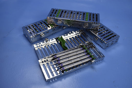 Lot of 4 Hu-Friedy Dental Periodontal Instrument Kits