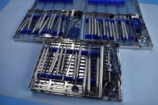 Lot of 3 Hu-Friedy Dental Restorative Instrument Kits