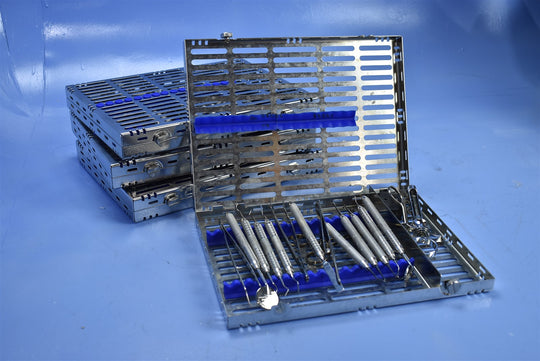 Lot of 4 Hu-Friedy Dental Restorative Instrument Kits