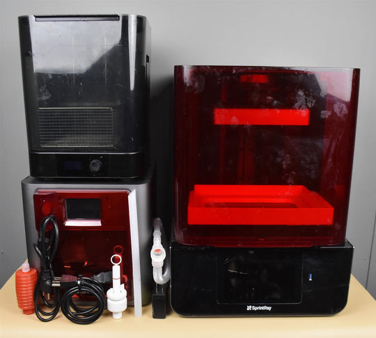 SprintRay Pro 95 Dental 3D Printer w/ Pro Cure/Wash Post Processers SOLD AS IS