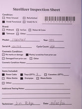 Load image into Gallery viewer, Tuttnauer 1730MKV Manual Autoclave Steam Instrument Sterilizer
