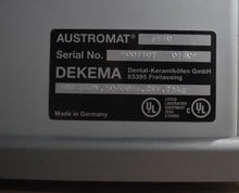 Load image into Gallery viewer, Dekema Austromat uSiC Dental High-Performance Restoration Furnace
