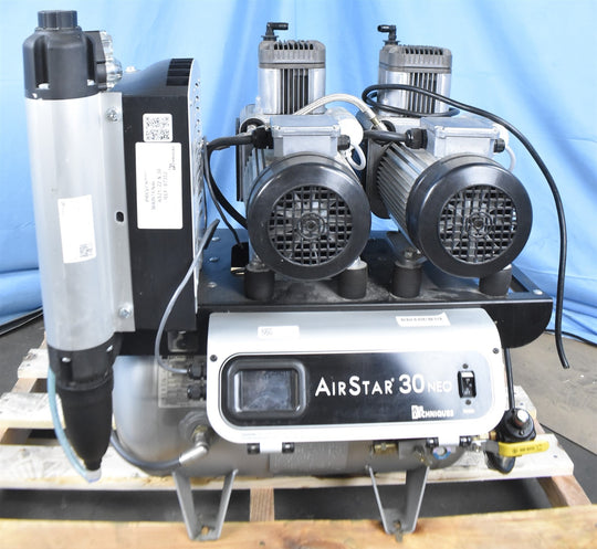 Air Techniques AirStar 30 NEO Dental Oil-Free Air Compressor System AS30