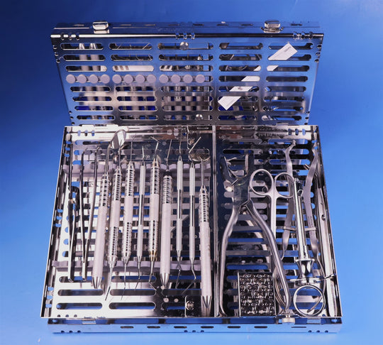 Lot of 2 Hu-Friedy Dental Endodontic Instrument Kits