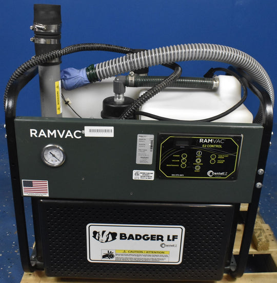 Ramvac DentalEZ Badger Lube Free Dry Dental Vacuum Suction Pump - BROKEN