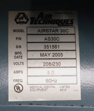Load image into Gallery viewer, Air Techniques AirStar 30 Dental Oil-Free Air Compressor System SOLD AS IS
