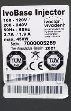 Load image into Gallery viewer, Ivoclar Vivadent IvoBase Fully Automated Dental Injection System FOR PARTS
