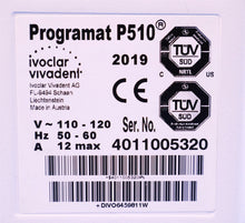 Load image into Gallery viewer, Ivoclar Vivadent Programat P510 Dental Restoration Furnace
