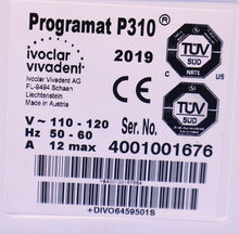 Load image into Gallery viewer, Ivoclar Vivadent Programat P310 Dental Restoration Furnace
