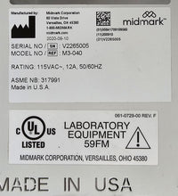 Load image into Gallery viewer, Midmark Ritter M3 UltraFast Dental Cassette Autoclave Steam Sterilizer M3-001
