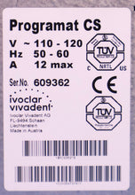 Load image into Gallery viewer, Ivoclar Vivadent Programat CS Dental Ceramic Glazing Furnace w/ Pump
