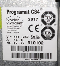 Load image into Gallery viewer, Ivoclar Vivadent Programat CS4 Dental Restoration Furnace
