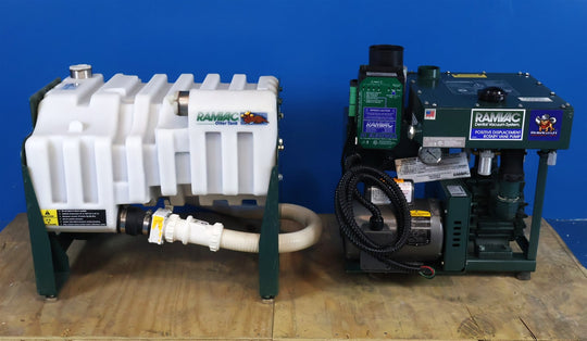 RamVac Bulldog QT Dental Dry Vacuum Pump Waterless Power Unit Air Systems