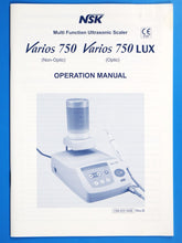 Load image into Gallery viewer, NSK Varios 750 Ultrasonic Dental Scaler Prophylaxis Prophy Unit
