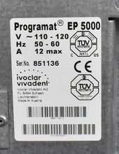 Load image into Gallery viewer, Ivoclar Programat EP5000 Dental Press Furnace Ceramic Firing Oven
