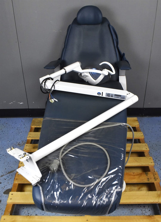 Lot of 2 Belmont Bel-20N X-Calibur Dental Ergonomic Exam Chairs w/ Lights