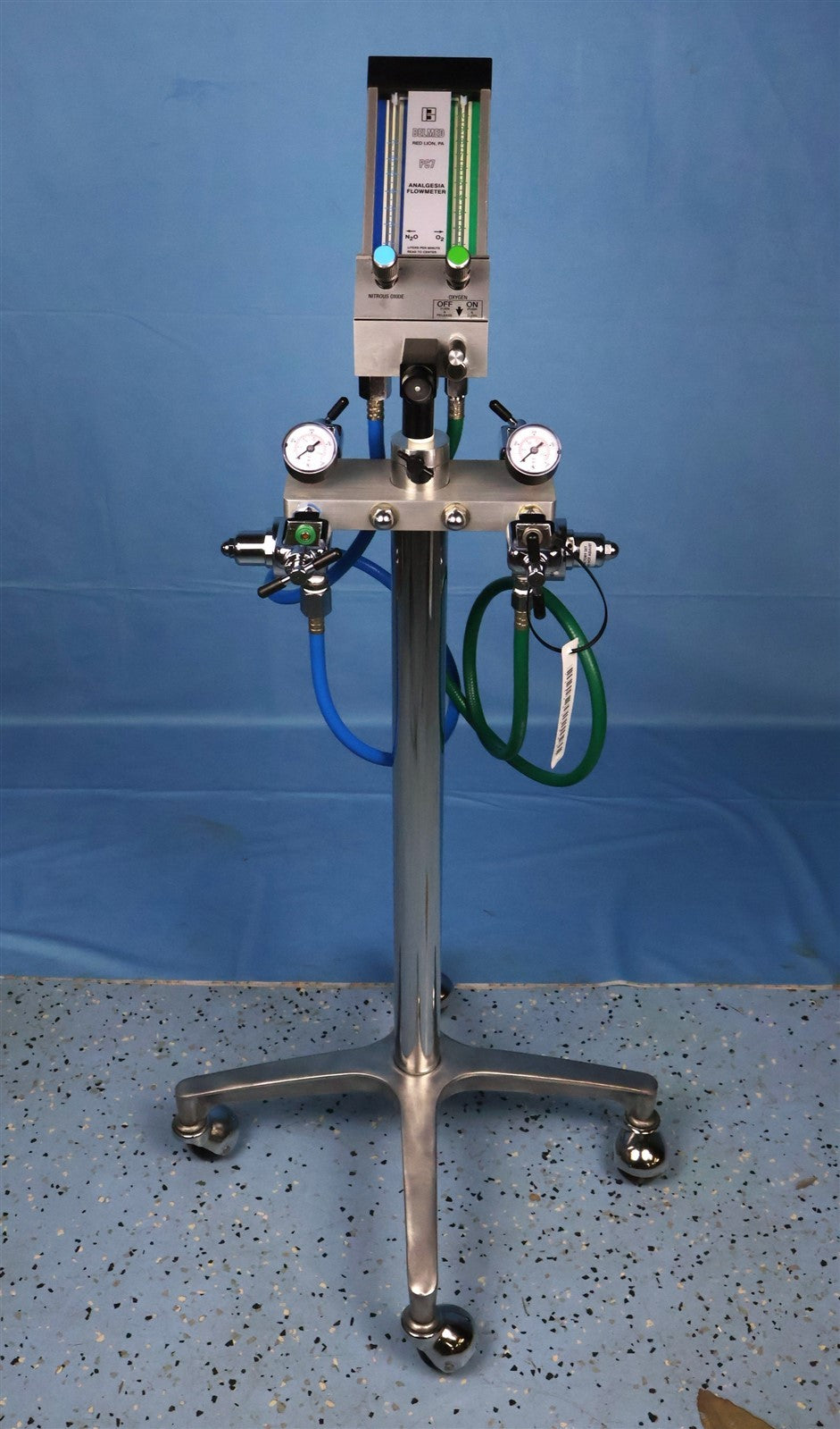 Belmed PC7 Dental N2O Nitrous Oxide Flowmeter REFURBISHED w/ 1 YEAR WARRANTY