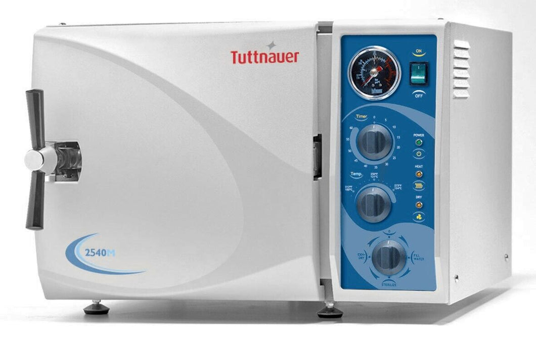 NEW Tuttnauer 2540M Manual Dental Sterilizer Instrument w/ 1 Year Warranty