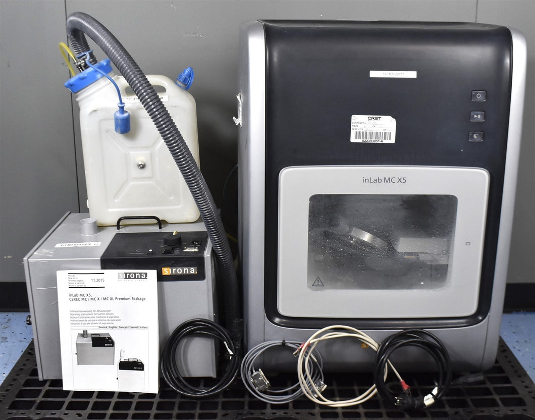 Sirona CEREC inLab MC X5 Dental Milling Machine for CAD/CAM Dentistry (2017)