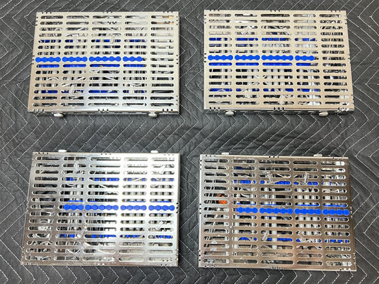 Lot of 4 Hu-Friedy Dental Instruments w/ Cassettes