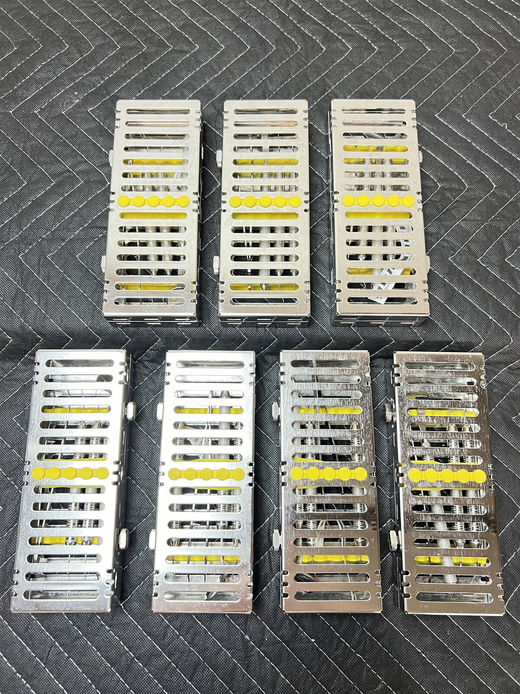 Lot of 7 Hu-Friedy Dental Instruments w/ Cassettes