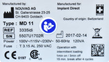 Load image into Gallery viewer, Nouvag MD11 Dental Implantology and Surgical Motor System (2017)
