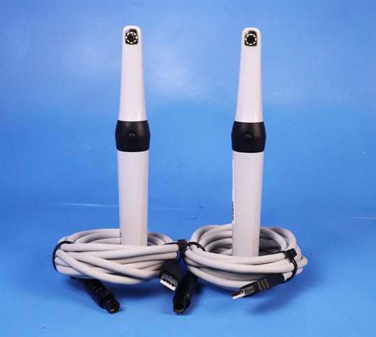 Lot of 2 Air Techniques Cam-X Elara Dental Intraoral Camera Imaging Systems