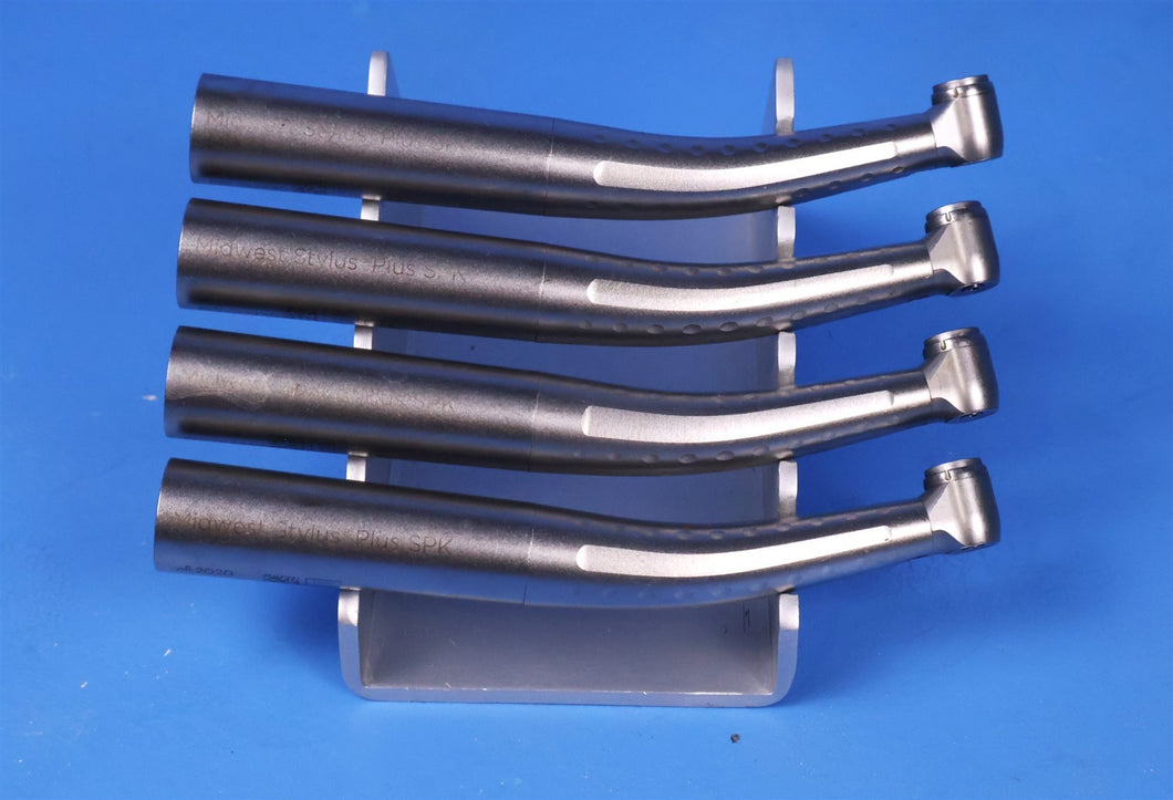Lot of 4 Dentsply Sirona Midwest Stylus Plus SPK Dental Handpieces
