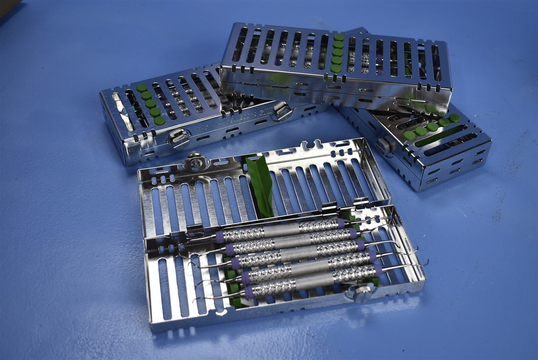 Lot of 4 Hu Friedy Dental Periodontal Instrument Kits