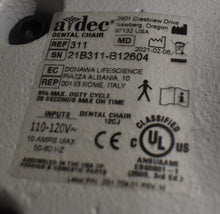 Load image into Gallery viewer, Adec 311 w/ 541 12 O&#39;Clock Rear Delivery, 375L Exam Light, 421 &amp; 422 Stools

