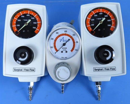 NEW UNUSED Lot of 2 Amico Vacuum Surgical Free Regulators w/ Suction Regulator