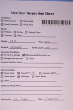 Load image into Gallery viewer, Tuttnauer EZ10 Dental Autoclave Steam Instrument Sterilizer
