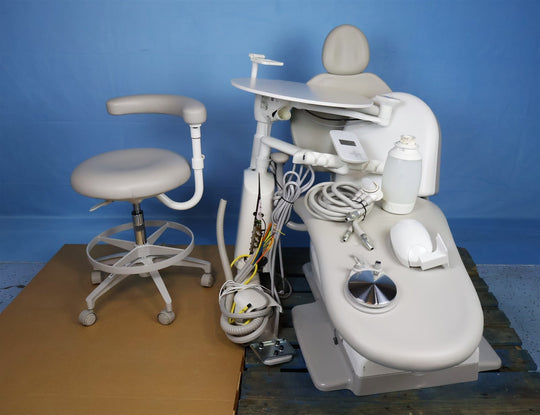 Adec 311 Dental Chair w/ 541-545 12 O'Clock Rear Delivery, 422 Assistant Stool