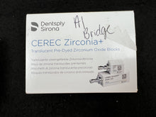 Load image into Gallery viewer, Lot of 30 CEREC Zirconia Translucent Pre-Dyed Zirconium Oxide Milling Blocks
