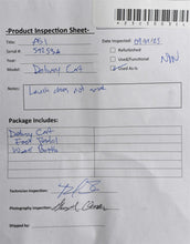 Load image into Gallery viewer, ASI Advanced Endodontic System Self Contained Delivery Cart FOR PARTS
