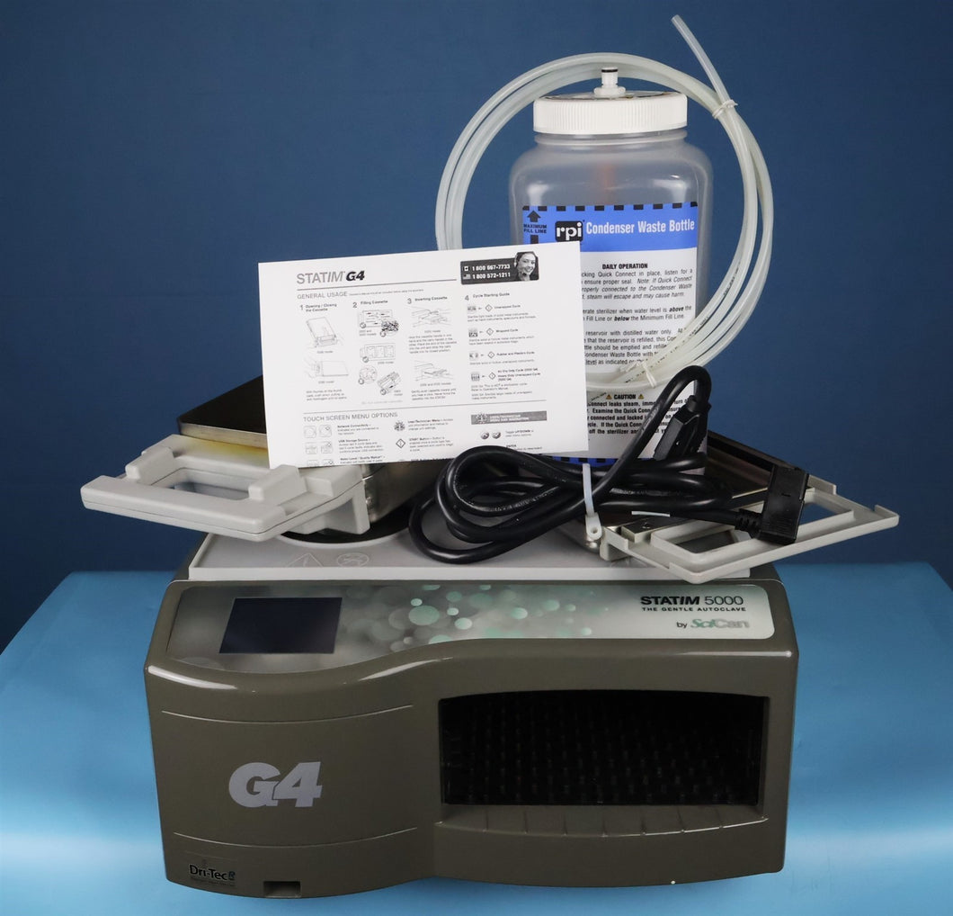 SciCan STATIM 5000 G4 Cassette Autoclave Dental Instrument Sterilizer