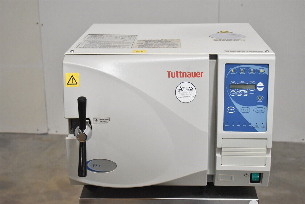 Tuttnauer EZ9 Dental Medical Sterilizer Instrument Sterilizing Unit 120V