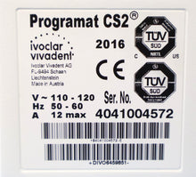 Load image into Gallery viewer, Ivoclar Vivadent Programat CS2 Dental Restoration Furnace w/ Pump
