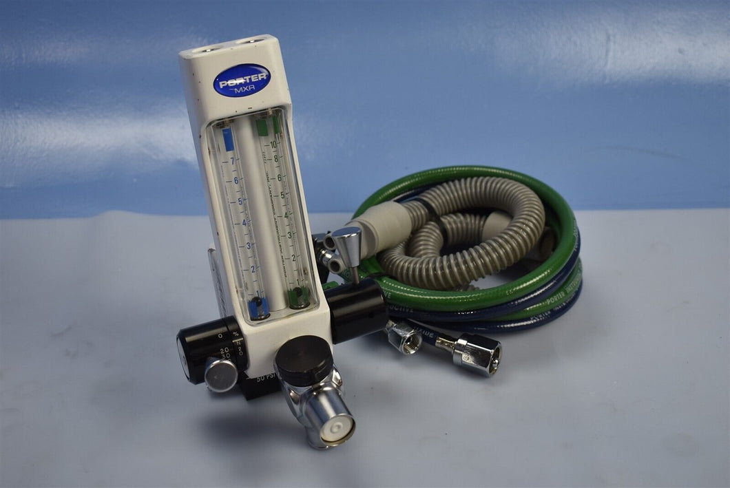 Porter MXR-3000 Dental Nitrous Oxide Flowmeter - Precision Gas Delivery System