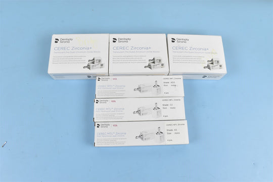 NEW UNUSED Lot of Dentsply Zirconia+ Medi Dental CAD/CAM Milling Blocks