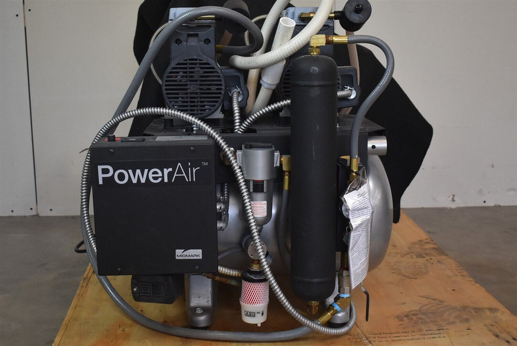 Midmark PowerAir Dental Dentistry Oil-Free Air Compressor Unit