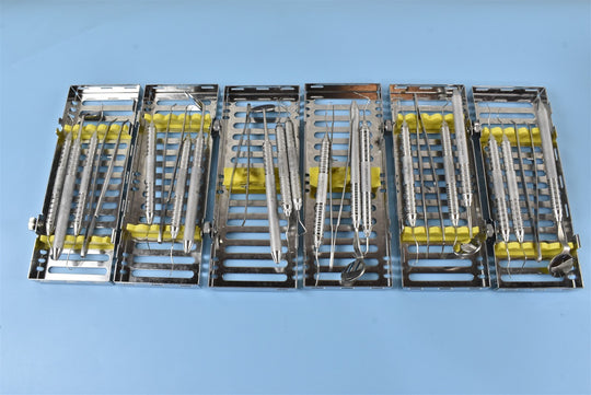 Lot of 6 Hu-Friedy Basic Dental Instrument Kits